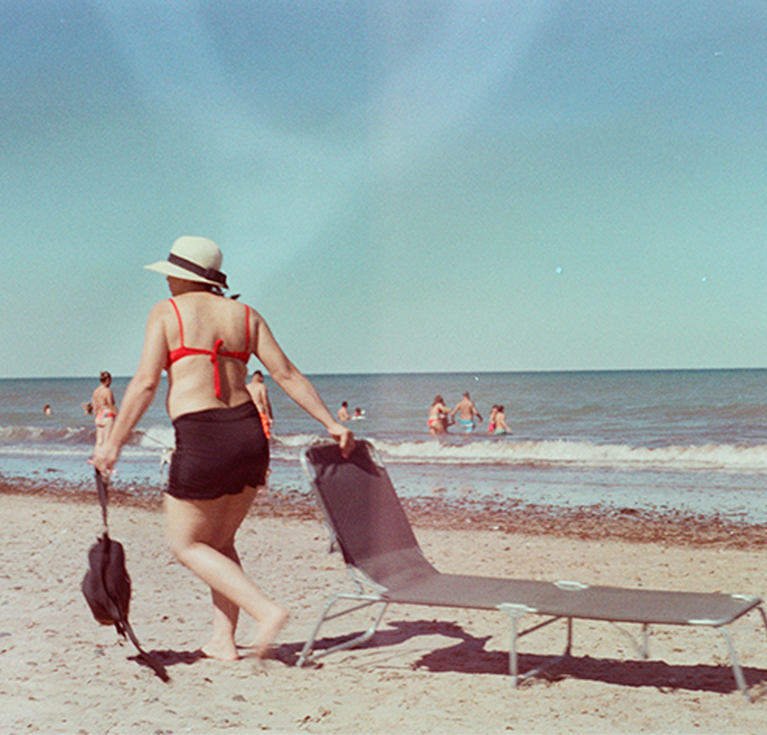 Fotografía analógica — playa