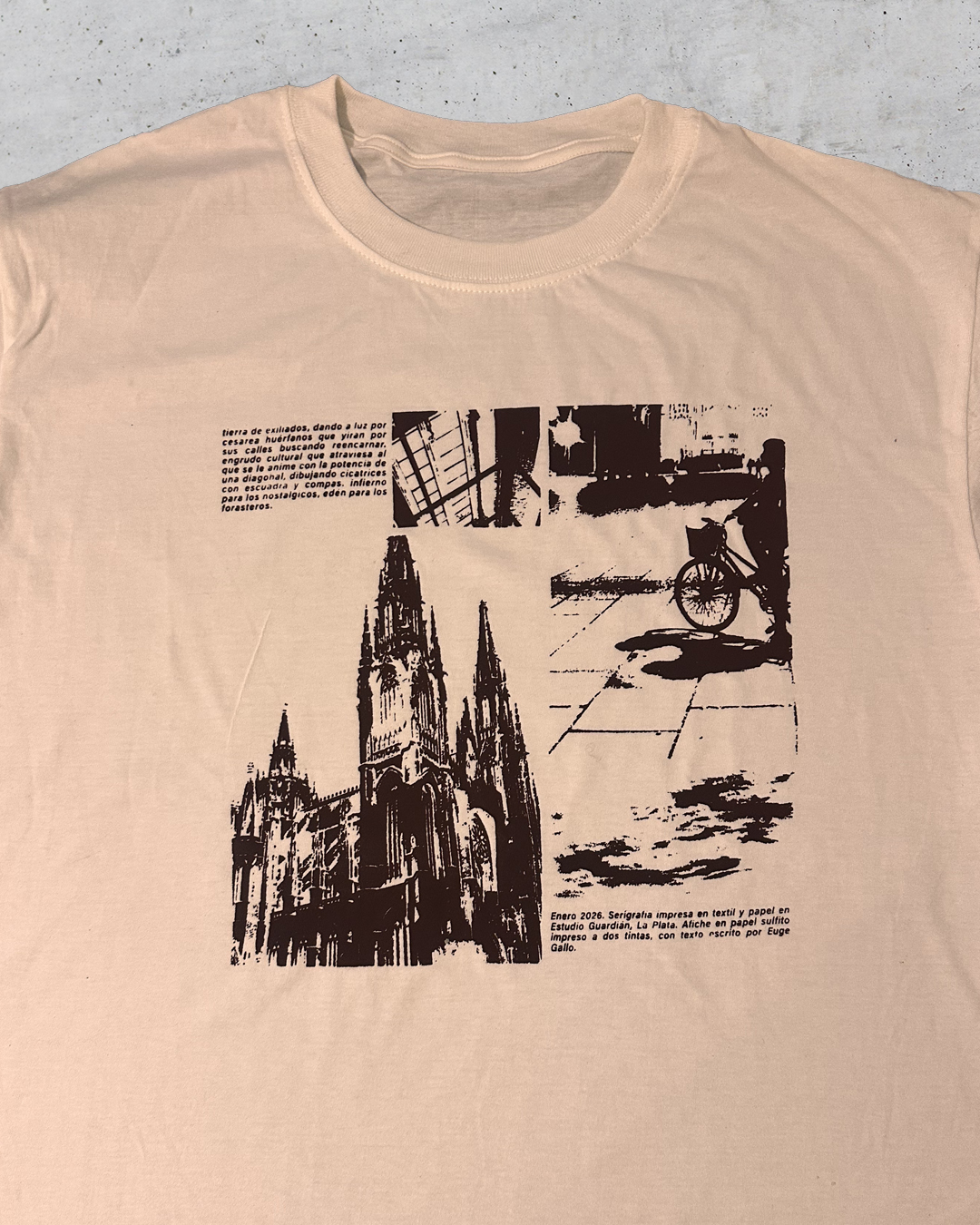 Remera Cajón del Azul — plano