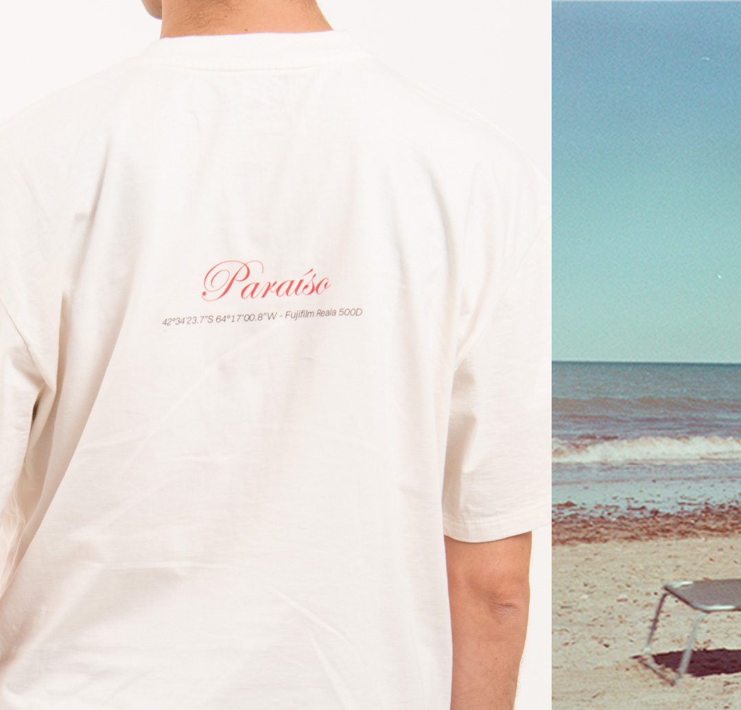 Remera Río Manso — espalda Paraíso